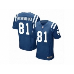 Nike Indianapolis Colts 81 Darrius Heyward-bey blue Elite NFL Jersey