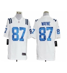 Nike Indianapolis Colts 87 Reggie Wayne White Game NFL Jersey
