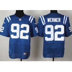 Nike Indianapolis Colts 92 Bjoern Werner Blue Elite NFL Jersey