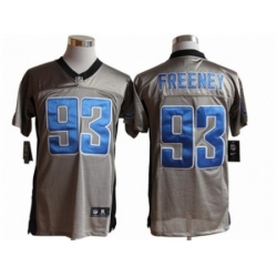 Nike Indianapolis Colts 93 Dwight Freeney Grey Elite Shadow NFL Jersey