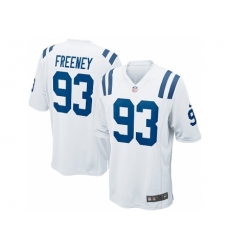 Nike Indianapolis Colts 93 Dwight Freeney White Game NFL Jersey