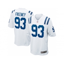 Nike Indianapolis Colts 93 Dwight Freeney White Game NFL Jersey