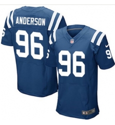 Nike Indianapolis Colts #96 Henry Anderson Royal Blue Team Color Mens Stitched NFL Elite Jersey