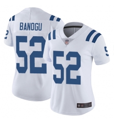 Colts 52 Ben Banogu White Women Stitched Football Vapor Untouchable Limited Jersey