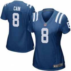 Women Nike Deon Cain Indianapolis Colts Game Royal Blue Team Color Jersey