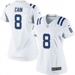 Women Nike Deon Cain Indianapolis Colts Game White Jersey