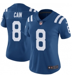 Women Nike Deon Cain Indianapolis Colts Limited Royal Color Rush Vapor Untouchable Jersey