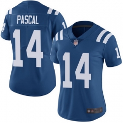Women Zach Pascal Limited Home Jersey 14 Football Indianapolis Colts Royal Blue