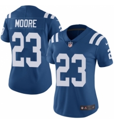 Women's Nike Indianapolis Colts #23 Kenny Moore Royal Blue Team Color Vapor Untouchable Limited Player NFL Jersey