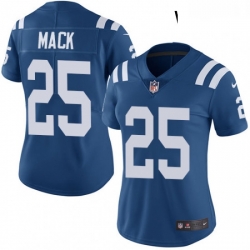 Womens Nike Indianapolis Colts 25 Marlon Mack Elite Royal Blue Team Color NFL Jersey