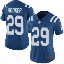 Womens Nike Indianapolis Colts 29 Malik Hooker Royal Blue Team Color Vapor Untouchable Limited Player NFL Jersey