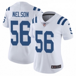 Womens Nike Indianapolis Colts 56 Quenton Nelson White Vapor Untouchable Elite Player NFL Jersey