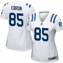 Womens Nike Indianapolis Colts 85 Eric Ebron Game White NFL Jersey
