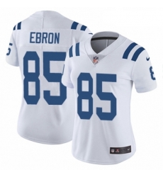 Womens Nike Indianapolis Colts 85 Eric Ebron White Vapor Untouchable Limited Player NFL Jersey