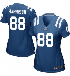 Womens Nike Indianapolis Colts 88 Marvin Harrison Game Royal Blue Team Color NFL Jersey