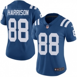 Womens Nike Indianapolis Colts 88 Marvin Harrison Royal Blue Team Color Vapor Untouchable Limited Player NFL Jersey