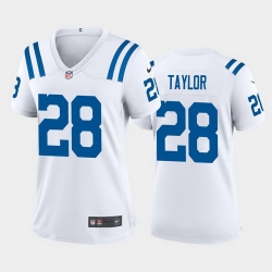 women jonathan taylor indianapolis colts white game jersey