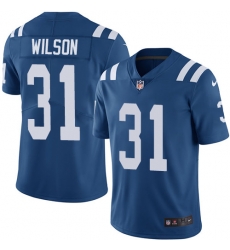 Nike Colts #31 Quincy Wilson Royal Blue Team Color Youth Stitched NFL Vapor Untouchable Limited Jersey