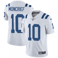 Youth Nike Colts #10 Donte Moncrief White Stitched NFL Vapor Untouchable Limited Jersey
