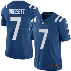 Youth Nike Colts #7 Jacoby Brissett Royal Blue Team Color Stitched NFL Vapor Untouchable Limited Jersey