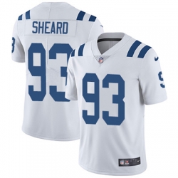 Youth Nike Colts #93 Jabaal Sheard White Stitched NFL Vapor Untouchable Limited Jersey