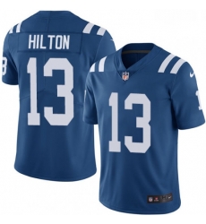 Youth Nike Indianapolis Colts 13 TY Hilton Royal Blue Team Color Vapor Untouchable Limited Player NFL Jersey