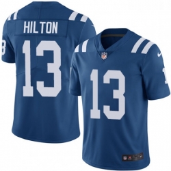 Youth Nike Indianapolis Colts 13 TY Hilton Royal Blue Team Color Vapor Untouchable Limited Player NFL Jersey