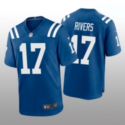 Youth Nike Indianapolis Colts 17 Philip Rivers Blue Vapor Limited Stitched NFL Jersey