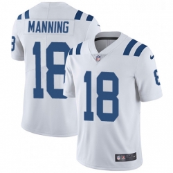 Youth Nike Indianapolis Colts 18 Peyton Manning White Vapor Untouchable Limited Player NFL Jersey