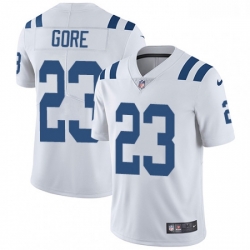 Youth Nike Indianapolis Colts 23 Frank Gore Elite White NFL Jersey