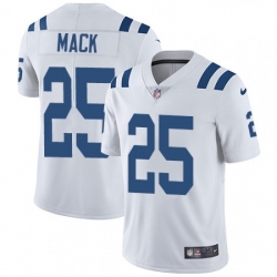 Youth Nike Indianapolis Colts 25 Marlon Mack White Vapor Untouchable Limited Player NFL Jersey