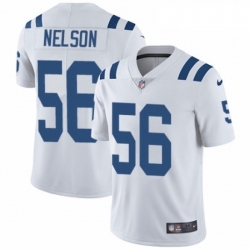 Youth Nike Indianapolis Colts 56 Quenton Nelson White Vapor Untouchable Elite Player NFL Jersey
