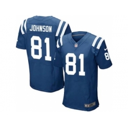 Youth Nike Indianapolis Colts 81 Andre Johnson Blue NFL Jersey