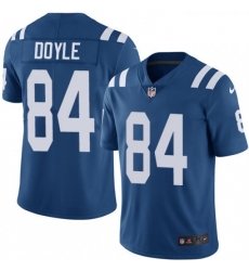 Youth Nike Indianapolis Colts 84 Jack Doyle Royal Blue Team Color Vapor Untouchable Limited Player NFL Jersey