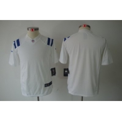 Youth Nike Indianapolis Colts Blank White Color Limited Jerseys