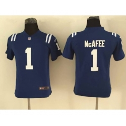 nike youth nfl jerseys indianapolis colts 1 mcafee blue[nike]