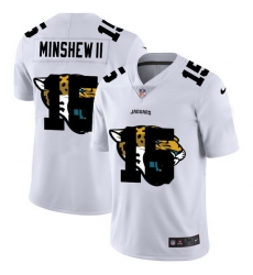 Jacksonville Jaguars 15 Gardner Minshew II White Men Nike Team Logo Dual Overlap Limited NFL Jersey