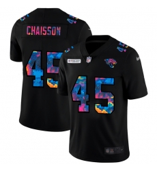 Jacksonville Jaguars 45 K 27Lavon Chaisson Men Nike Multi Color Black 2020 NFL Crucial Catch Vapor Untouchable Limited Jersey