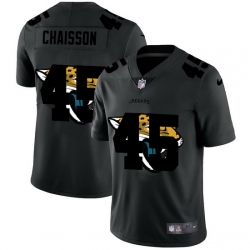 Jacksonville Jaguars 45 K 27Lavon Chaisson Men Nike Team Logo Dual Overlap Limited NFL Jersey Black