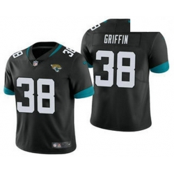 Men Jacksonville Jaguars 38 Shaquill Griffin Black 2021 Vapor Untouchable Stitched NFL Nike Limited Jersey