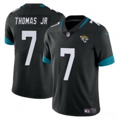 Men Jacksonville Jaguars 7 Brian Thomas Jr Black 2024 Draft Vapor Untouchable Limited Stitched Jersey