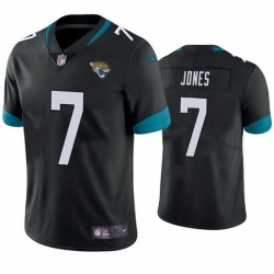 Men Jacksonville Jaguars 7 Zay Jones Black Vapor Untouchable Limited Stitched jersey