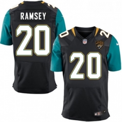 Men Nike Jacksonville Jaguars 20 Jalen Ramsey Black Alternate Vapor Untouchable Elite Player NFL Jersey