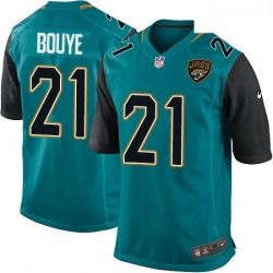 Men Nike Jacksonville Jaguars 21 AJ Bouye Game Teal Green Team Color NFL Jersey
