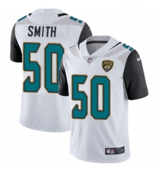Men Nike Jacksonville Jaguars 50 Telvin Smith White Vapor Untouchable Limited Player NFL Jersey
