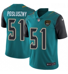 Men Nike Jacksonville Jaguars 51 Paul Posluszny Teal Green Team Color Vapor Untouchable Limited Player NFL Jersey
