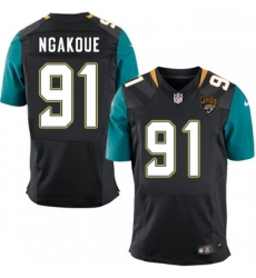 Men Nike Jacksonville Jaguars 91 Yannick Ngakoue Black Alternate Vapor Untouchable Elite Player NFL Jersey