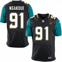 Men Nike Jacksonville Jaguars 91 Yannick Ngakoue Black Alternate Vapor Untouchable Elite Player NFL Jersey