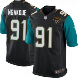 Men Nike Jacksonville Jaguars 91 Yannick Ngakoue Game Black Alternate NFL Jersey