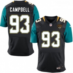 Men Nike Jacksonville Jaguars 93 Calais Campbell Black Alternate Vapor Untouchable Elite Player NFL Jersey
